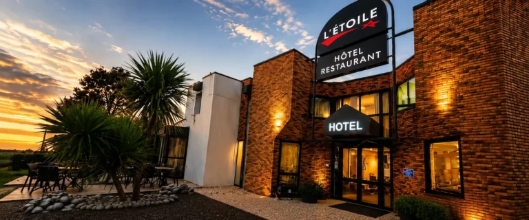 Hôtel L'Etoile Aéroport-A61 façade Carcassonne